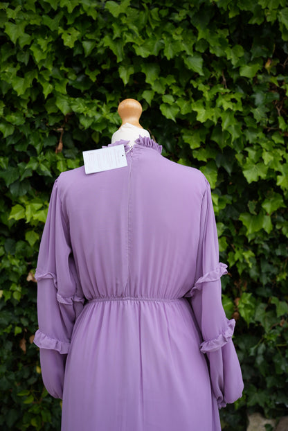 The Lilac Ruffle Maxi Dress