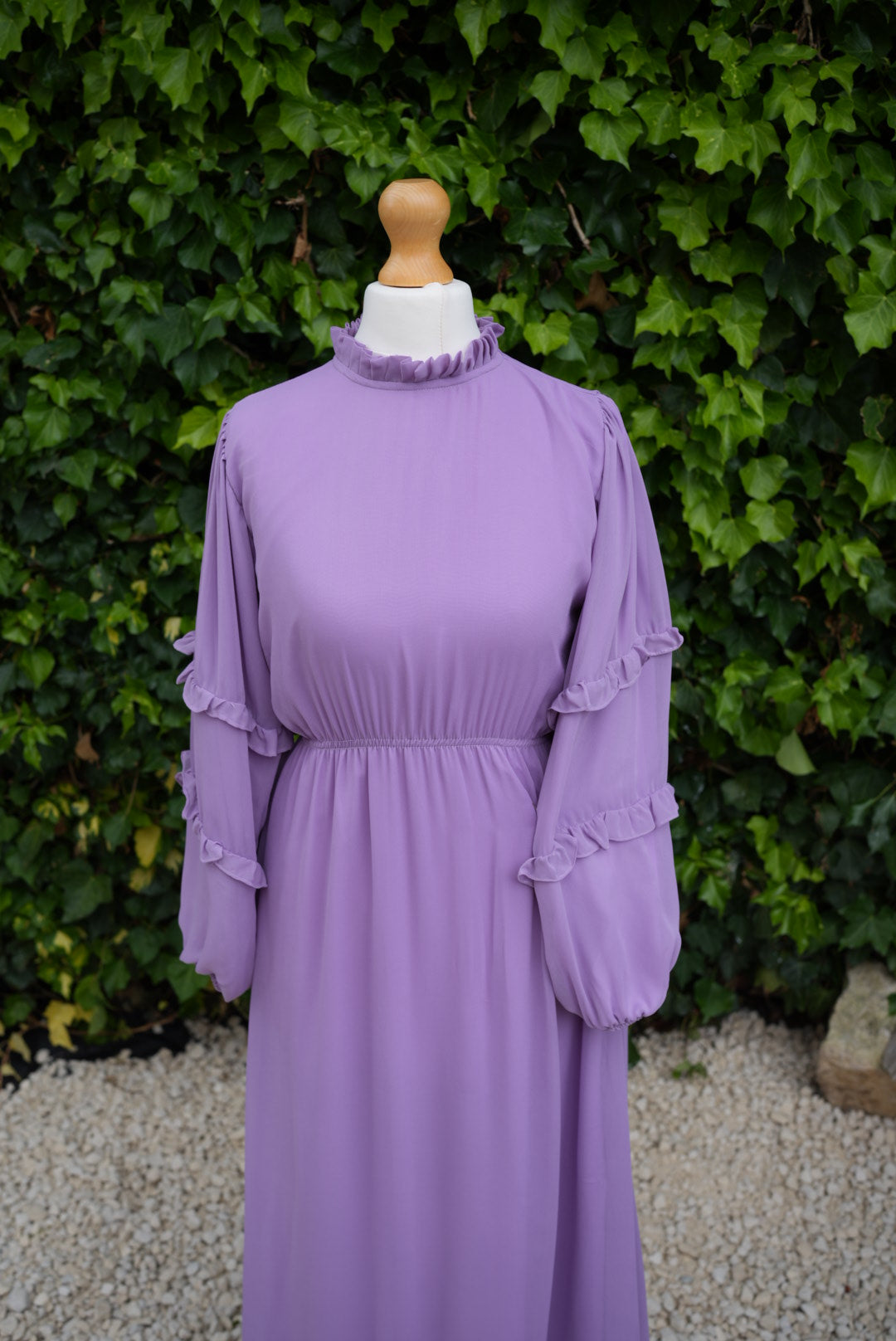 The Lilac Ruffle Maxi Dress