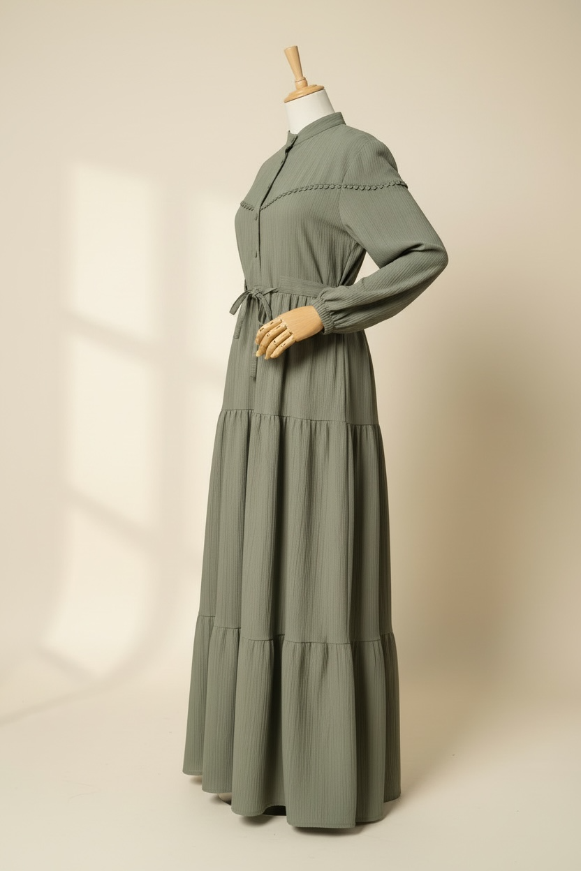 Matcha Tiered Maxi Dress