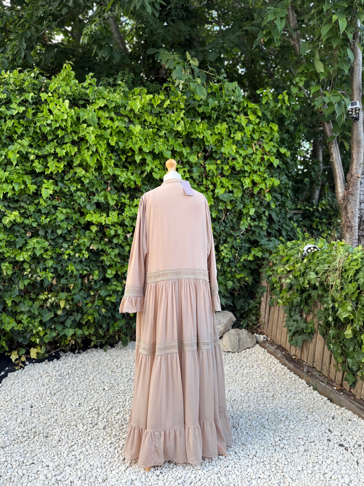 The Nude Tiered Maxi Dress
