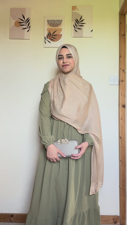Matcha Tiered Maxi Dress